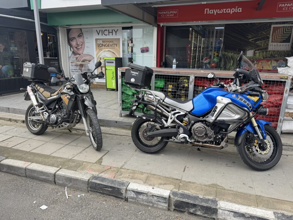 Sunday motorcycle ride with manbunlife from Limassol to Agros